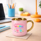 Najlepsza mama jest zaklepana + imiona - kubek elegancki na prezent - produkt personalizowany