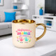 Najlepsza mama jest zaklepana + imiona - kubek elegancki na prezent - produkt personalizowany