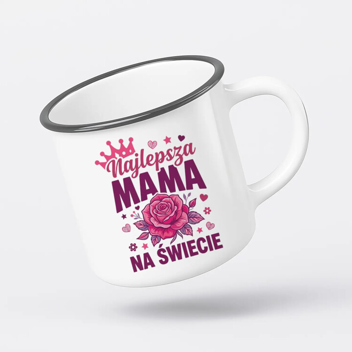 Zestaw prezentowy dla najlepszej mamy na świecie - herbata, kubek, świeca i kartka okolicznościowa