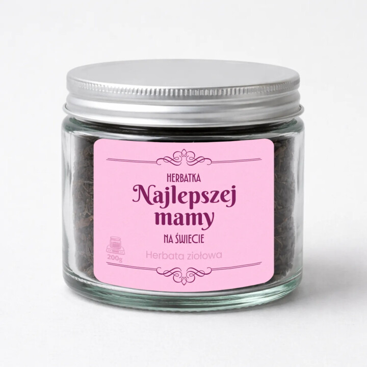 Zestaw prezentowy dla najlepszej mamy na świecie - herbata, kubek, świeca i kartka okolicznościowa