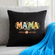 Mama - imiona - czarna poduszka na prezent – produkt personalizowany