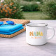 Mama - imiona - kubek emaliowany na prezent – produkt personalizowany