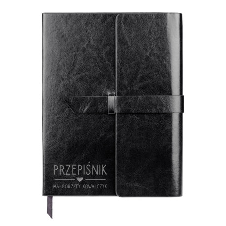 Przepiśnik - imię i nazwisko - Notes z grawerem - produkt personalizowany