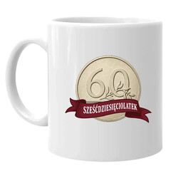 Sześćdziesięciolatek - moneta - kubek na prezent