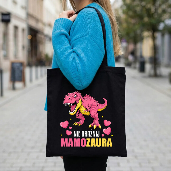 Nie drażnij mamozaura - torba na prezent