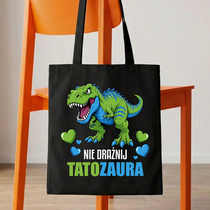 Nie drażnij tatozaura - torba na prezent