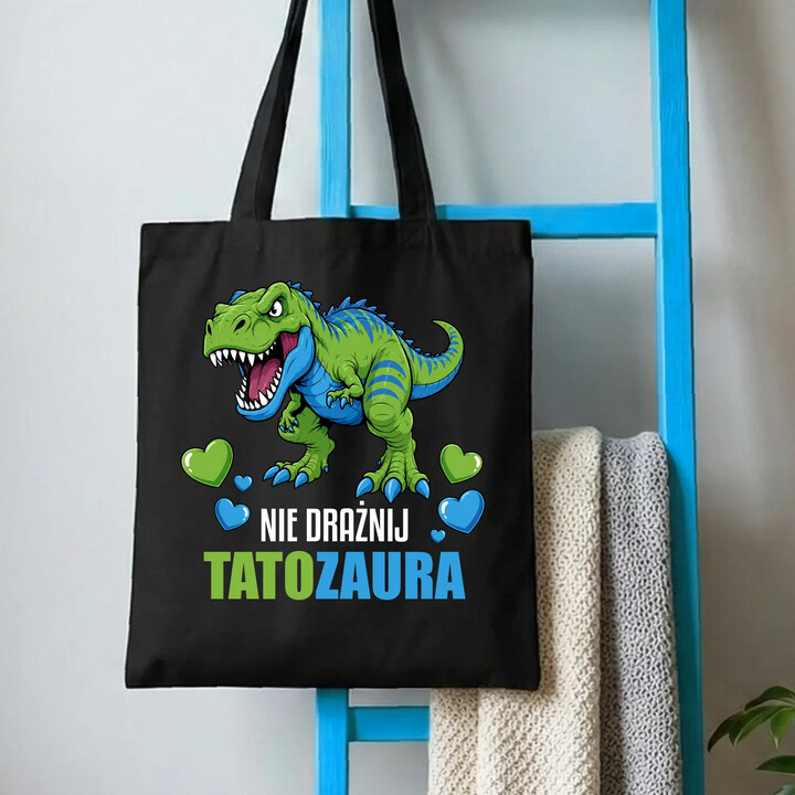 Nie drażnij tatozaura - torba na prezent