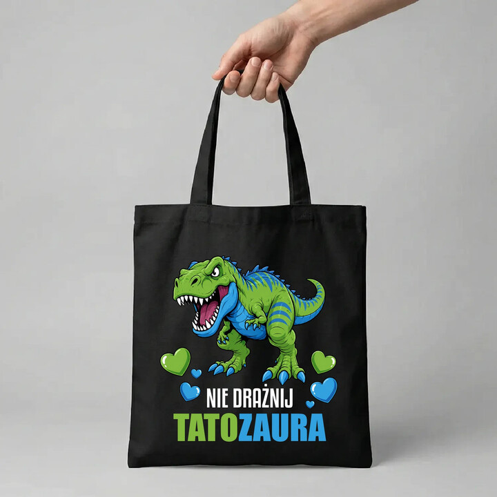 Nie drażnij tatozaura - torba na prezent