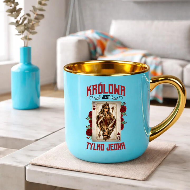 Królowa jest tylko jedna - kubek elegancki na prezent