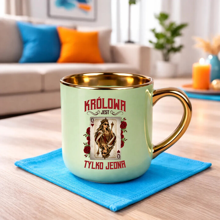 Królowa jest tylko jedna - kubek elegancki na prezent
