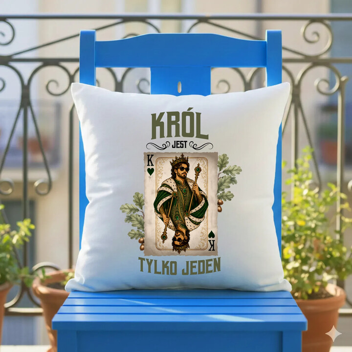 Król jest tylko jeden - poduszka na prezent
