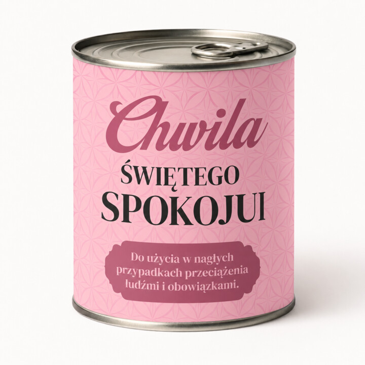 Chwila świętego spokoju - Zapakuj w puszkę i zaskocz jeszcze przed rozpakowaniem!