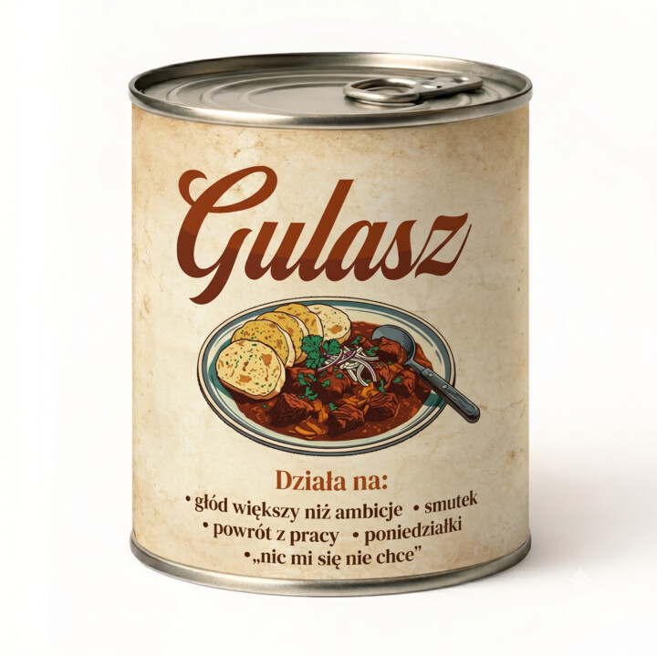 Gulasz - Zapakuj w puszkę i zaskocz jeszcze przed rozpakowaniem!