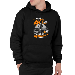 To już 40-stka... czas na maraton! - męska bluza na prezent