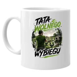Tata z wolnego wybiegu - kubek na prezent