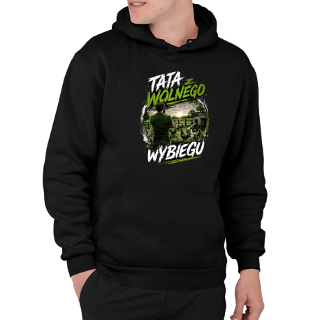 Tata z wolnego wybiegu - męska bluza na prezent