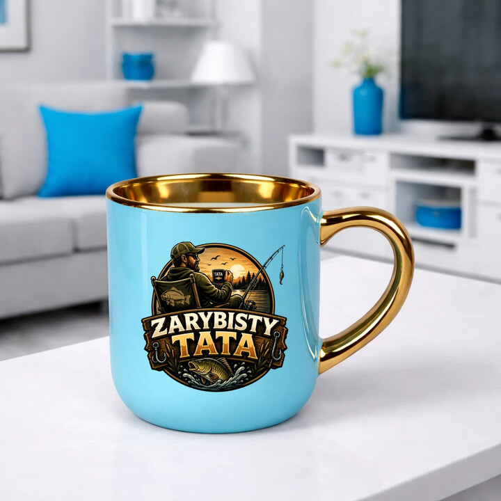 Zarybisty tata - kubek elegancki na prezent