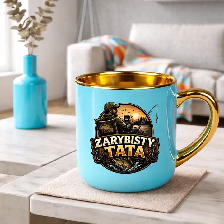 Zarybisty tata - kubek elegancki na prezent