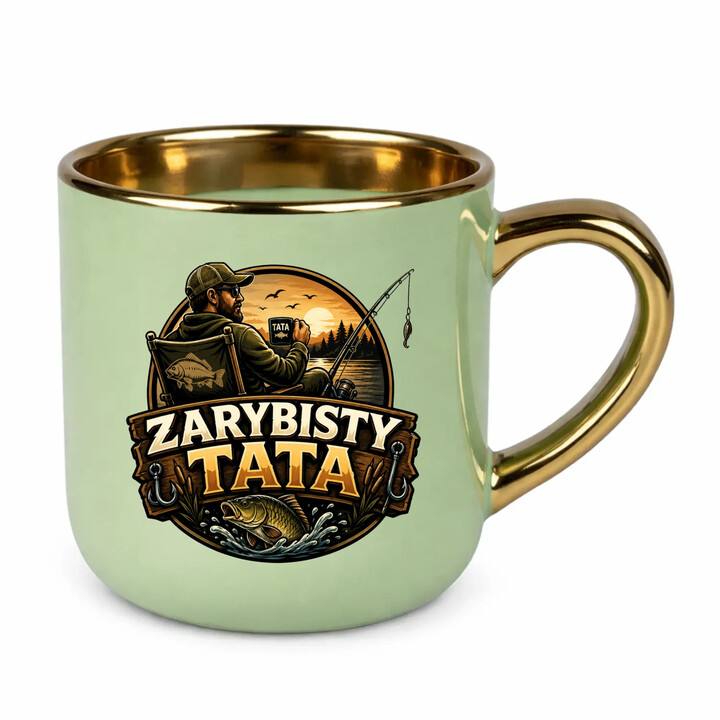 Zarybisty tata - kubek elegancki na prezent