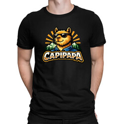 CAPIPAPA - męska koszulka na prezent