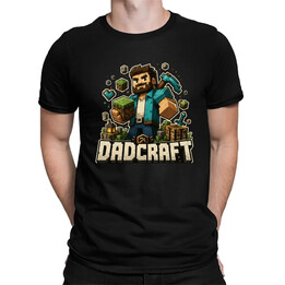 Dadcraft - męska koszulka na prezent