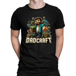 Dadcraft - męska koszulka na prezent