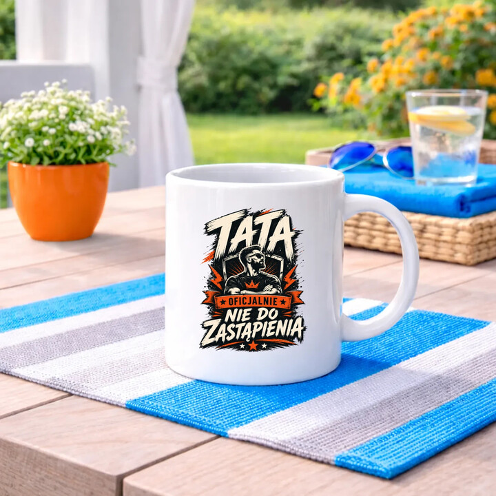 Tata - oficjalnie nie do zastąpienia - kubek na prezent