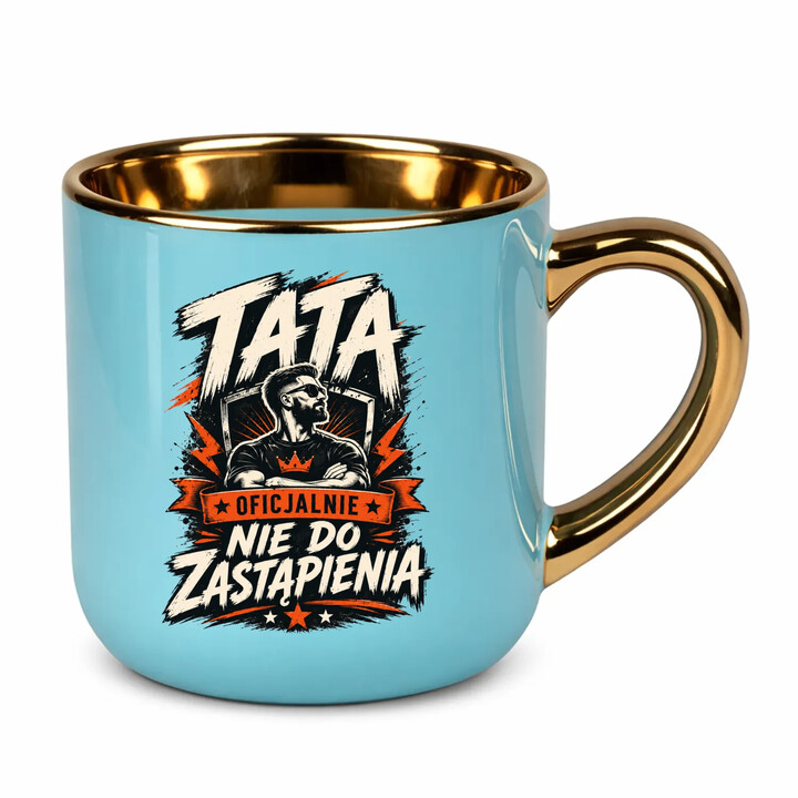 Tata - oficjalnie nie do zastąpienia - kubek elegancki na prezent
