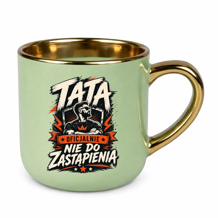 Tata - oficjalnie nie do zastąpienia - kubek elegancki na prezent