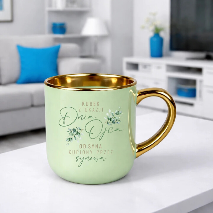 Kubek z okazji dnia ojca od syna kupiony przez synową - kubek elegancki na prezent