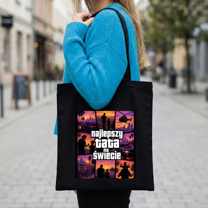 Najlepszy tata na świecie - torba na prezent
