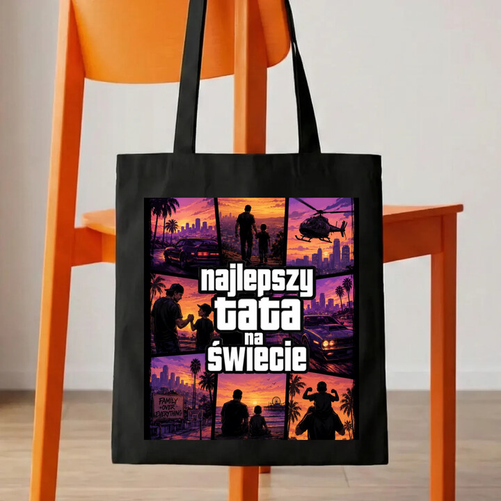 Najlepszy tata na świecie - torba na prezent