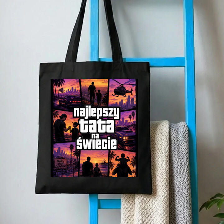 Najlepszy tata na świecie - torba na prezent