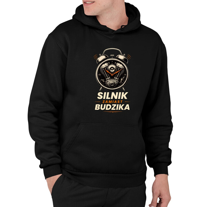 Silnik zamiast budzika - męska bluza na prezent