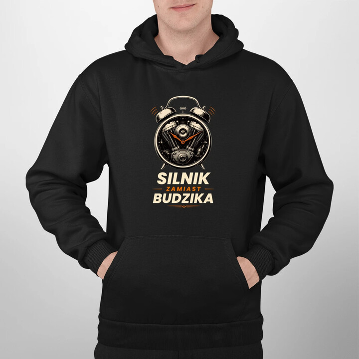 Silnik zamiast budzika - męska bluza na prezent