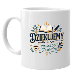 Dziekujemy za serce i wiedzę  - kubek na prezent