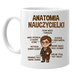 Anatomia nauczycielki - kubek na prezent