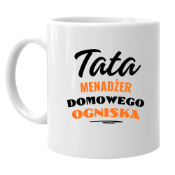 Tata - menadżer domowego ogniska - kubek na prezent