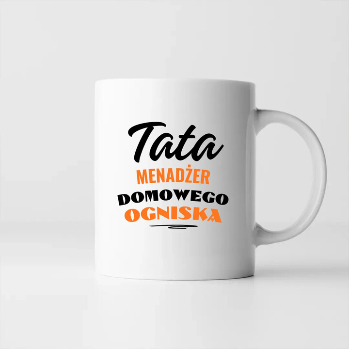 Tata - menadżer domowego ogniska - kubek na prezent