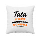 Tata - menadżer domowego ogniska - poduszka na prezent