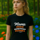 Mama - menadżer domowego ogniska - damska koszulka na prezent