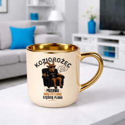 Koziorożec przerwa też jest częścią planu - kubek elegancki na prezent