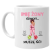 Kubek Imię żony dzwoni muszę iść - produkt personalizowany