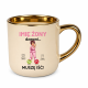 Kubek elegancki Imię żony dzwoni muszę iść - produkt personalizowany