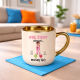 Kubek elegancki Imię żony dzwoni muszę iść - produkt personalizowany