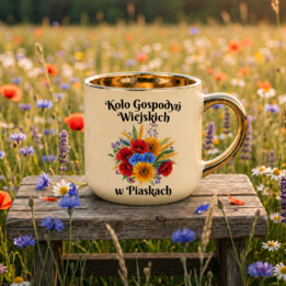 Elegancki kubek dla Koła Gospodyń Wiejskich - produkt personalizowany