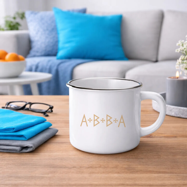 ABBA - kubek emaliowany na prezent dla fanów serialu 1670
