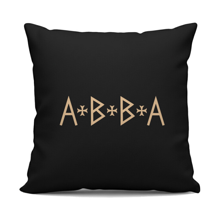 ABBA - czarna poduszka na prezent dla fanów serialu 1670