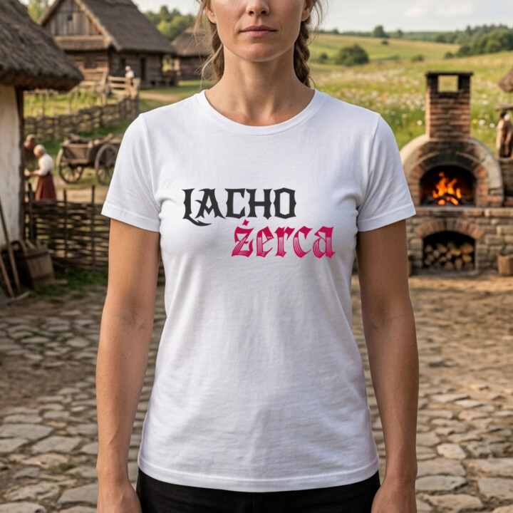 Lacho żerca - damska koszulka na prezent dla fanów serialu 1670