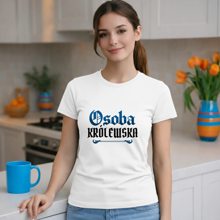 Osoba królewska - damska koszulka na prezent dla fanów serialu 1670